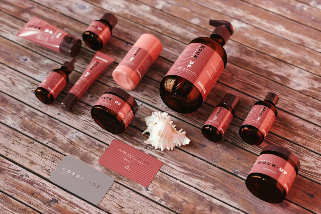 Assorted product mockups laid out on a table for diversification planning