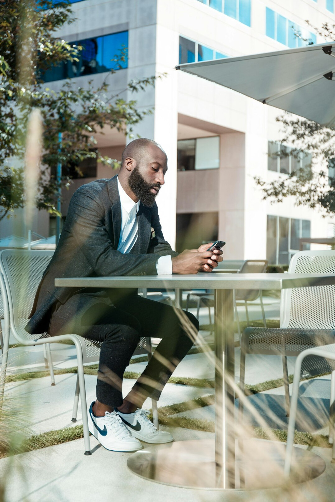 Analyst reviewing market saturation data on a tablet